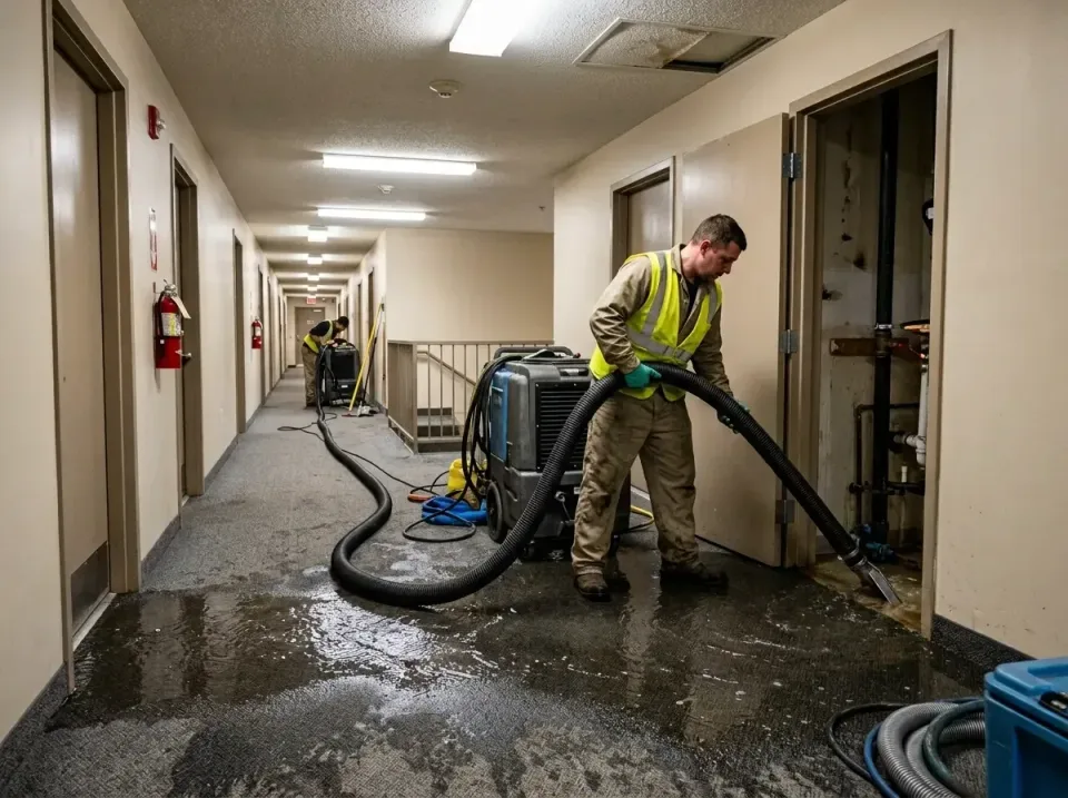 multi-unit-apartment-hallway-f-005 — frequently asked questions, Emergency Burst Pipe Water Extraction & Removal in Bayou L'…